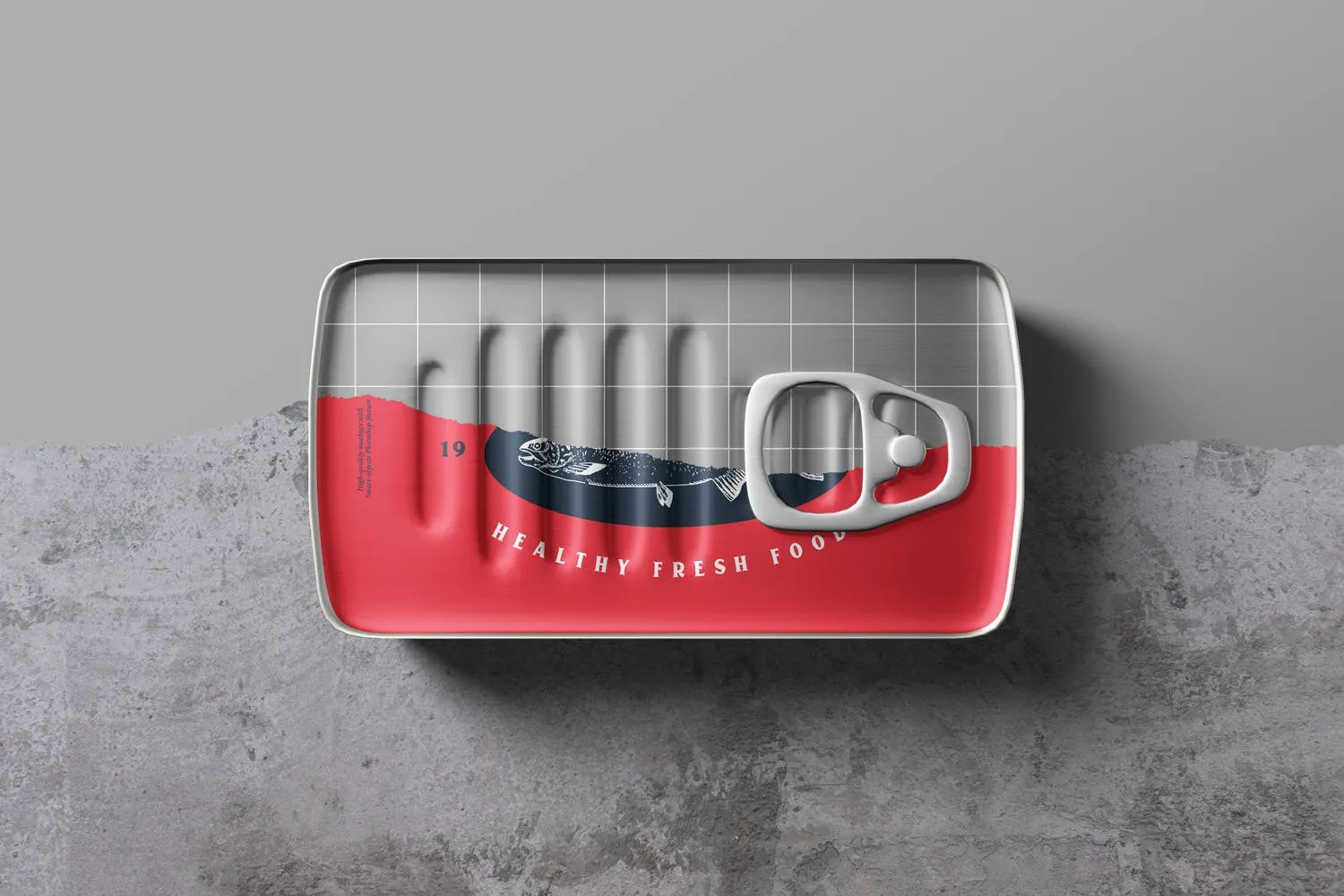 方形食品罐头包装外观设计素材库精选 Food Tin Can Mockups插图(3)