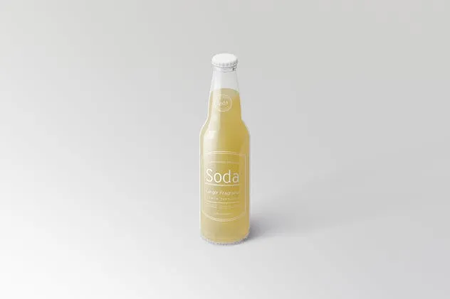 苏打饮料瓶包装样机v1 Soda Drink Bottle Packaging Mock-Ups Vol.1插图(13)
