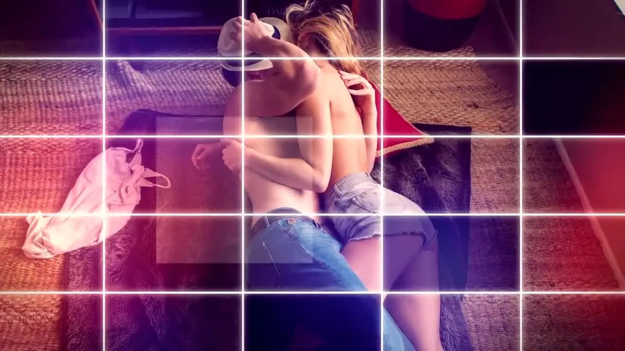 画面分割照片幻灯片快速开场像素设计精选AE模板