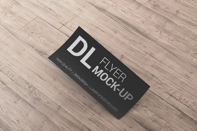 DL广告品牌传单样机模板 Flyer DL Mock-Ups插图(3)