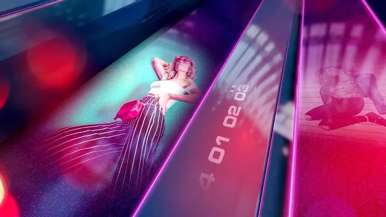 时尚介绍动画过渡像素设计精选AE模板