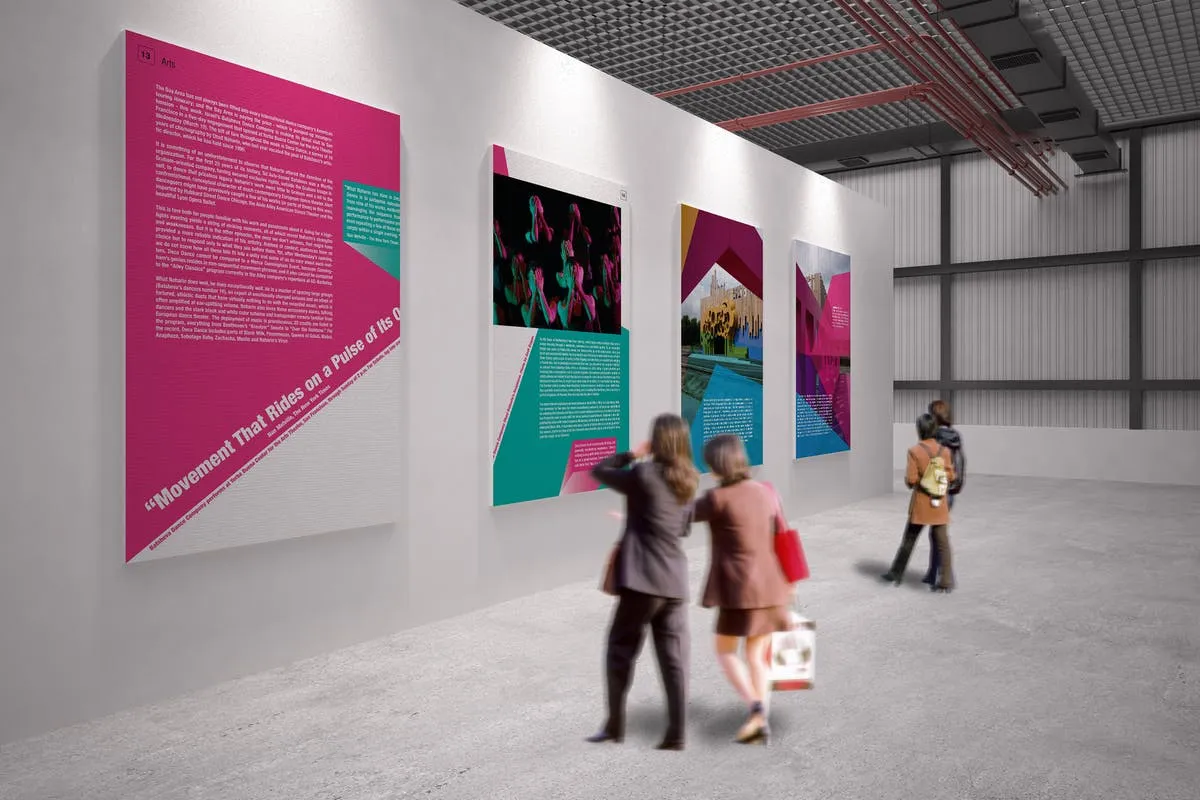 展馆橱窗艺术品海报样机模板v4 Exhibition Mockup [vol 4]