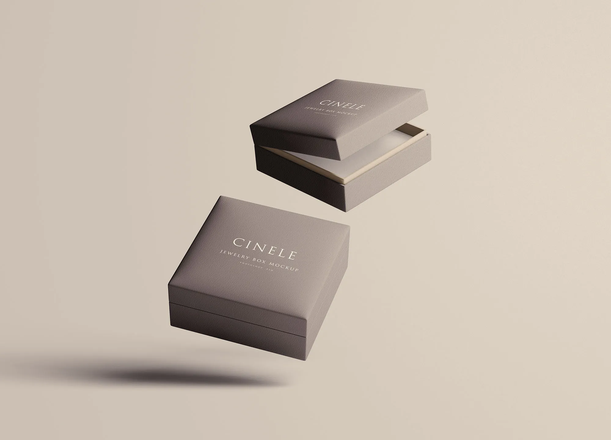 珠宝首饰礼品包装盒设计图样机模板 Jewelry Box Mockup插图(7)