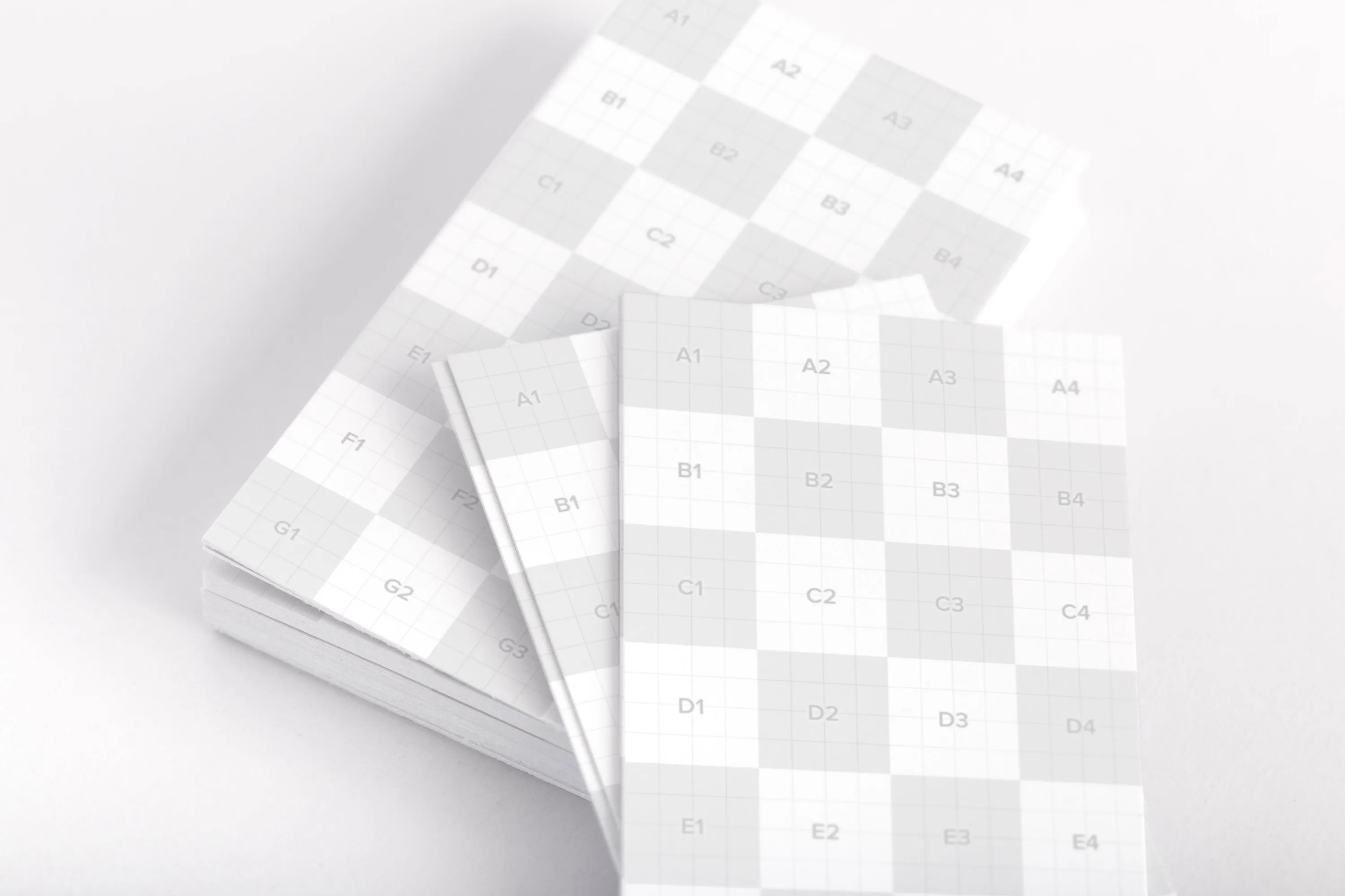 企业名片设计双面印刷效果图样机04 Business Cards Mockup 04插图(1)