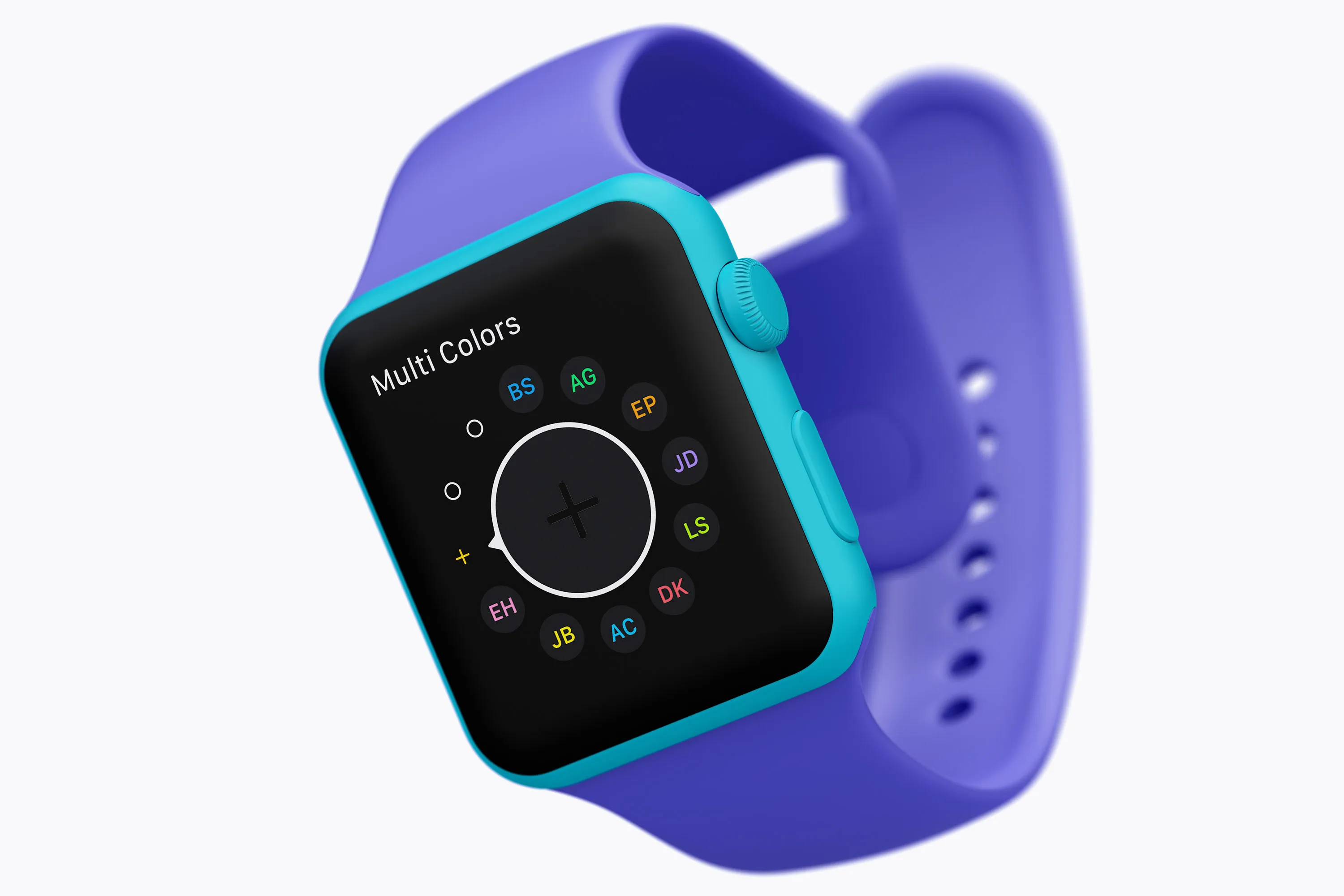 5K高分辨率Apple Watch智能手表黏土样机模板02 Clay Apple Watch Mockup 02插图(4)