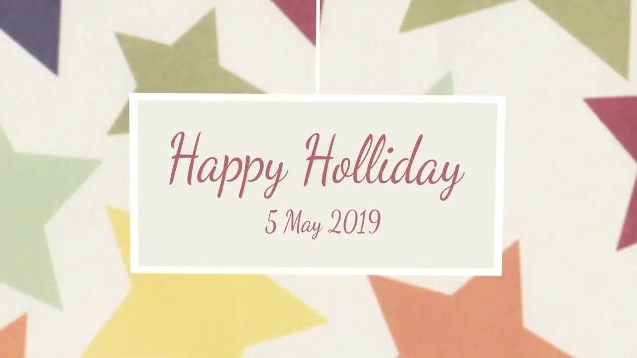 卡通可爱儿童童年回忆照片幻灯片展示像素设计精选AE模板