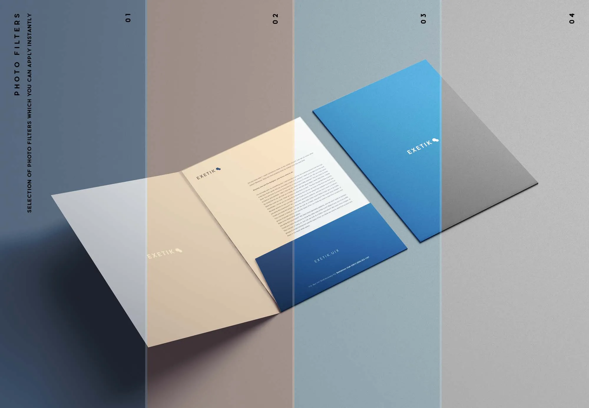 A4纸质文件夹设计样机模板 A4 Folder Mockup插图(10)