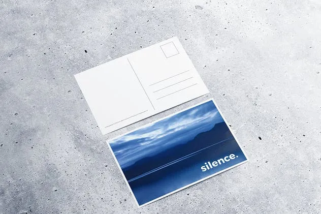 A6传单/明信片/邀请函样机模板 A6 Flyer / Postcard / Invitation MockUp插图(2)