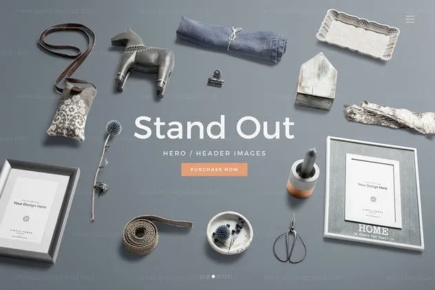 经典样机模板v5-简约画框相框样机 Simple Homes Mockup Vol. 5插图(6)