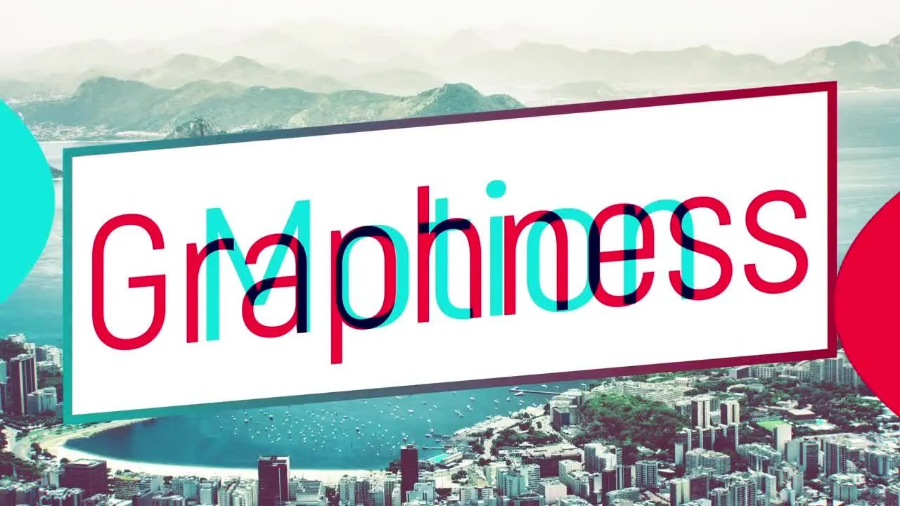 简洁干净多彩三色幻灯片展示片头像素设计精选AE模板