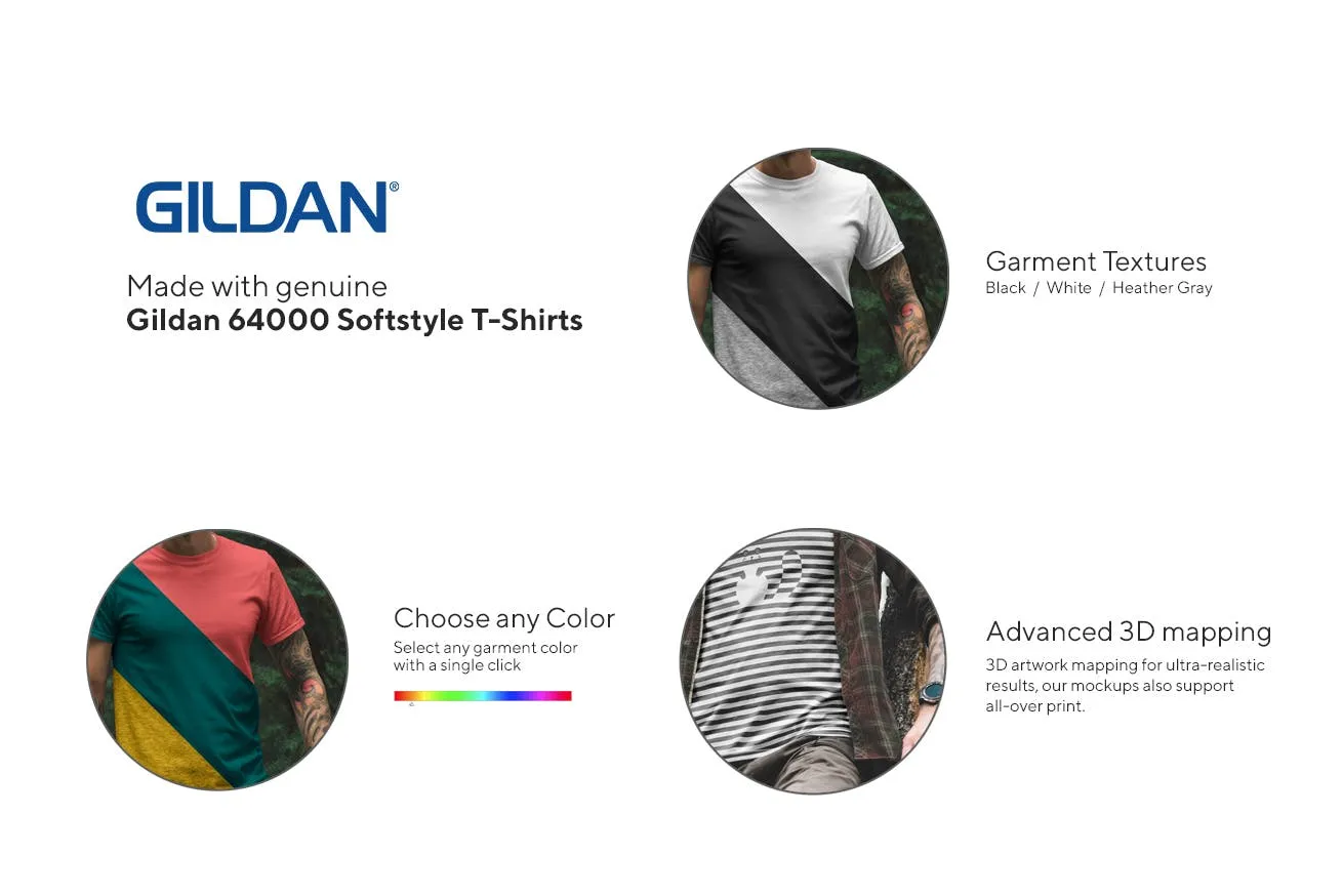 男士T恤印花设计户外场景模特上身效果样机v1 T-Shirt Mockup Adventure  Edition Vol. 1插图(7)