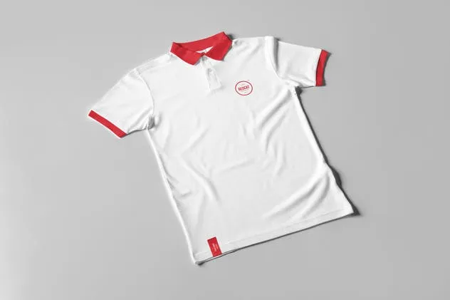 Polo衬衫样机模板 Polo Shirt Mock-up插图(2)