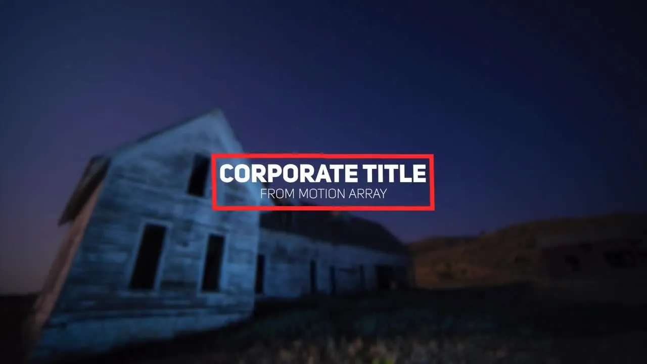 11个独特专业的标题动画像素设计精选AE模板