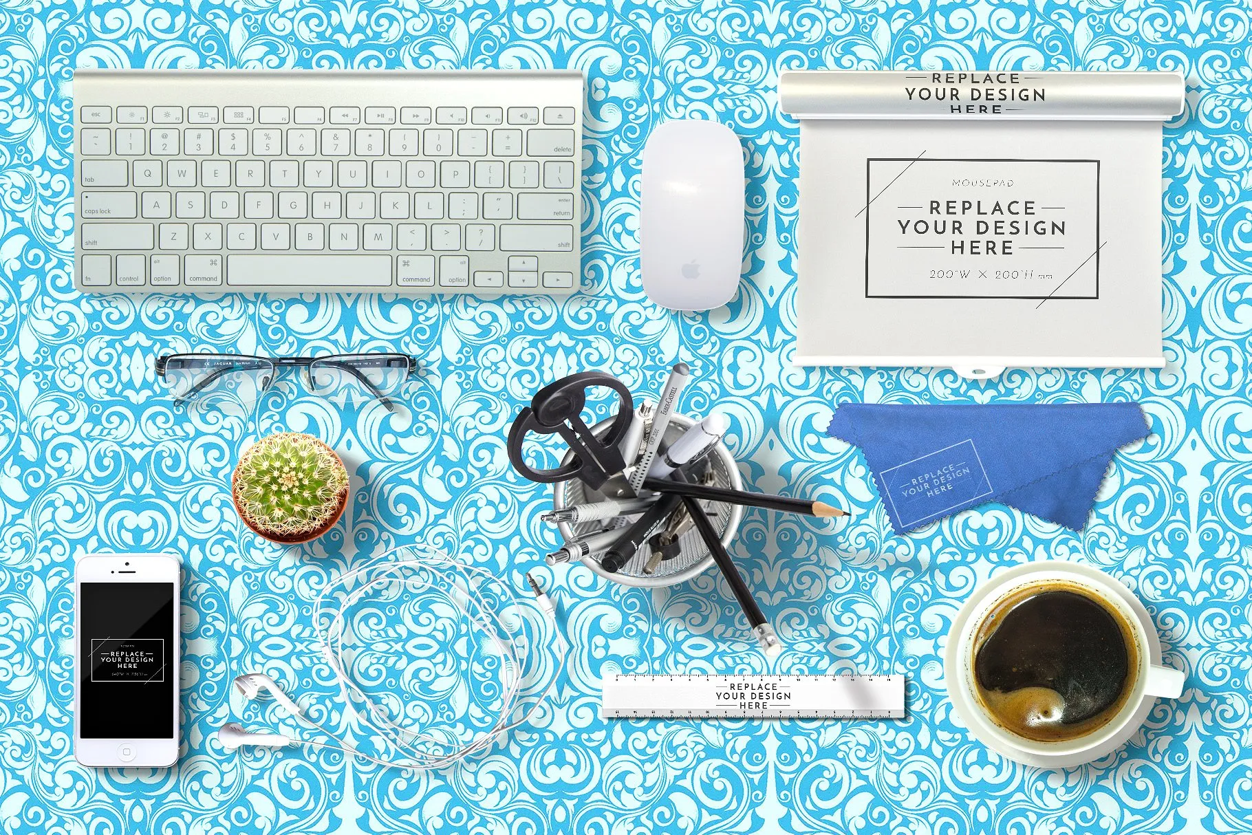 方形杂志、小册子、目录样机模板[2.45GB] Portrait Brochure Mockups插图(13)