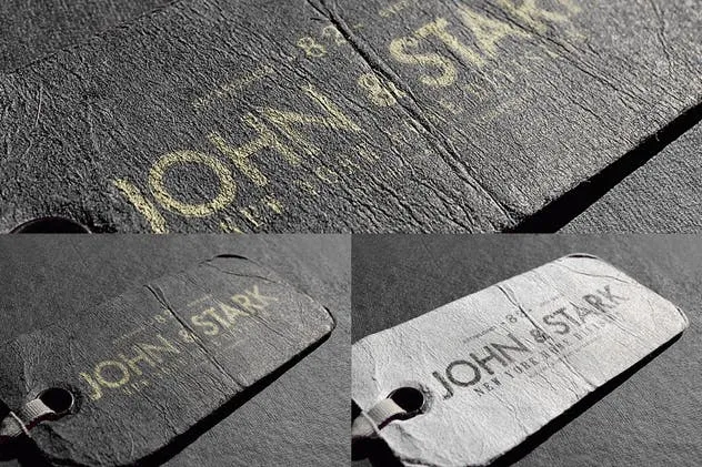 复古服饰吊牌印刷品牌Logo徽标样机套装Vol.3 Logo Mock-ups Vol.3插图(4)