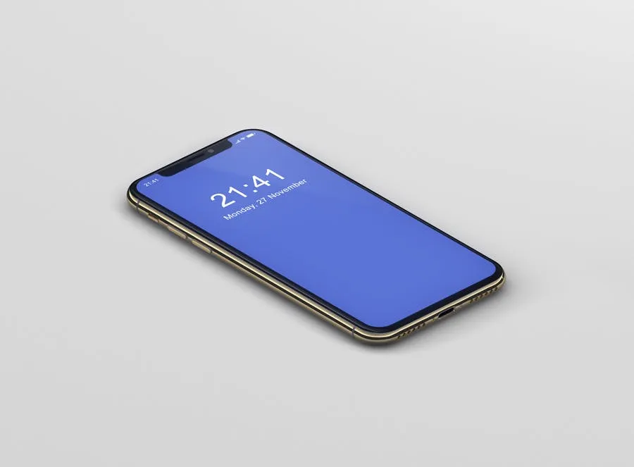 逼真材质iPhone X高端手机屏幕预览素材库精选样机PSD模板 iPhone X Mockup插图(8)