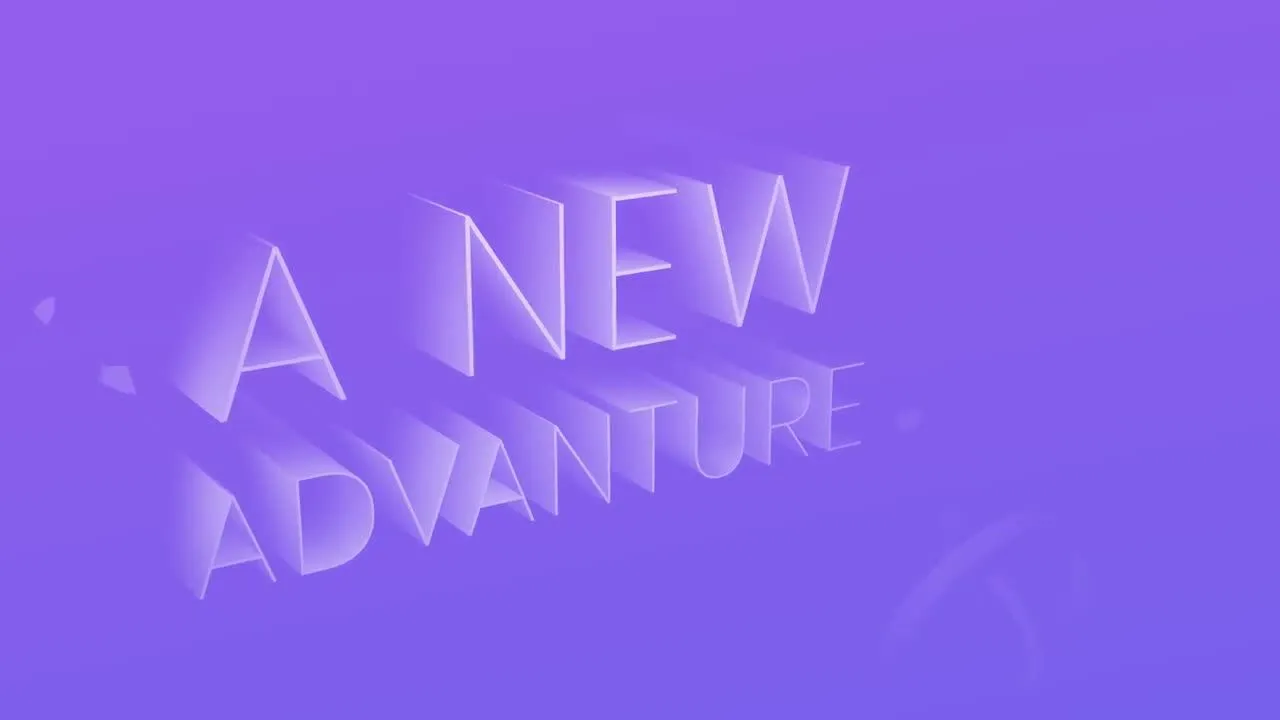 3D褪色文本动画像素设计精选AE模板