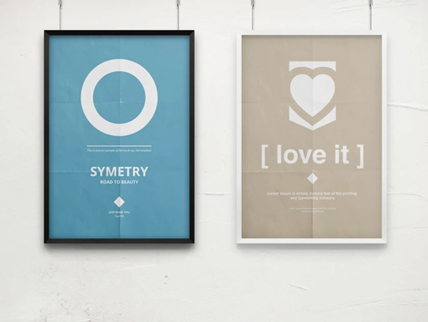 高品质的时尚高端海报宣传单DM样机VI展示模型mockups插图(2)