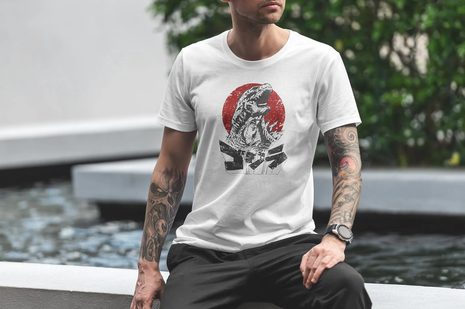 城市系列-印花T恤产品展示样机素材库精选模板v8 T-Shirt Mockup Urban Edition Vol. 8插图(5)