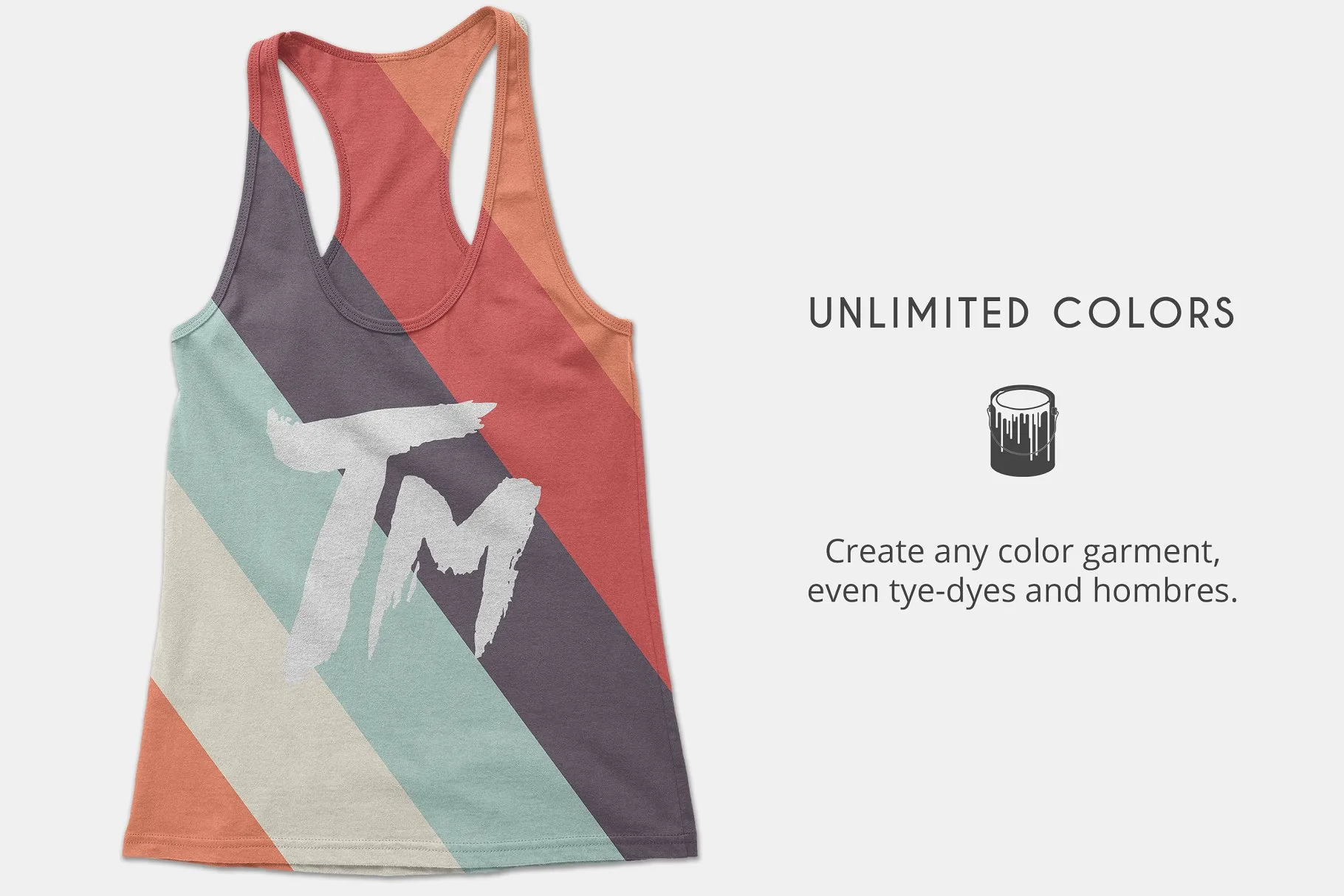 交叉吊带女士背心样机模板 Women’s Racerback Tank-Top Mockups插图(4)