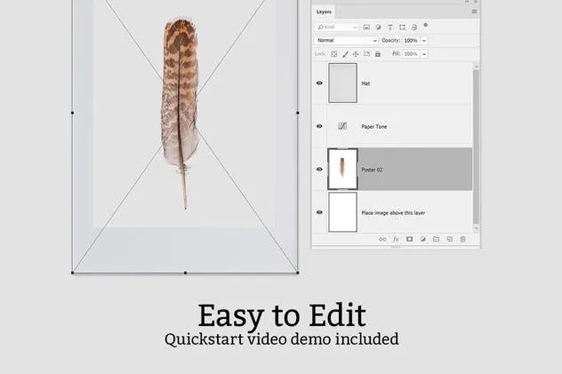 15张家居装饰相框画框样机套装 15 Poster Set Mockups插图(4)
