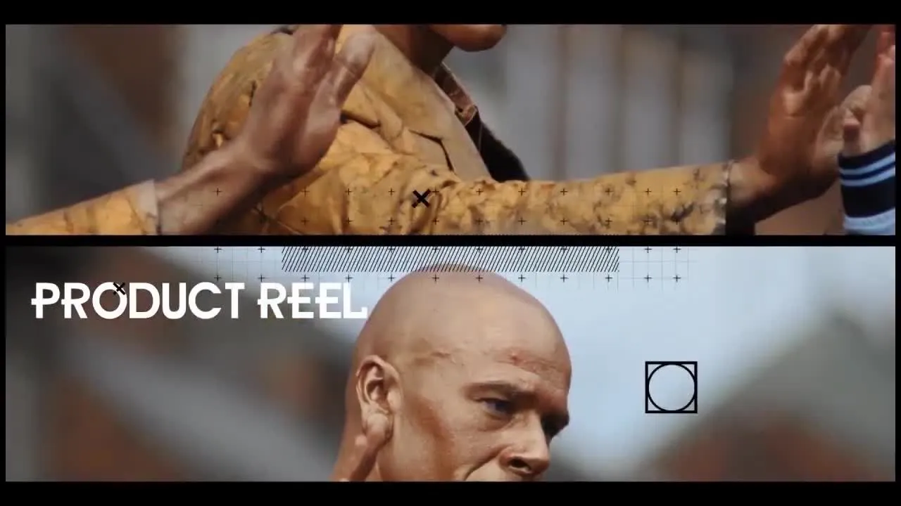 现代的卷轴效果文本动画像素设计精选AE模板