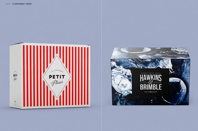 多种规格盒子包装外观设计样机 Mega Bundle Box and Packing Mockups插图(5)