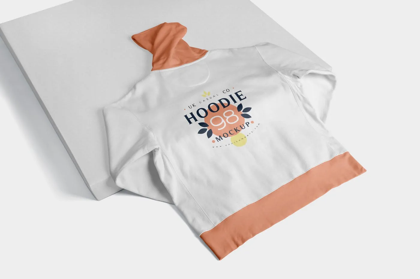 连帽衫卫衣印花设计多角度预览样机 6 Hoodie Mockup插图(7)