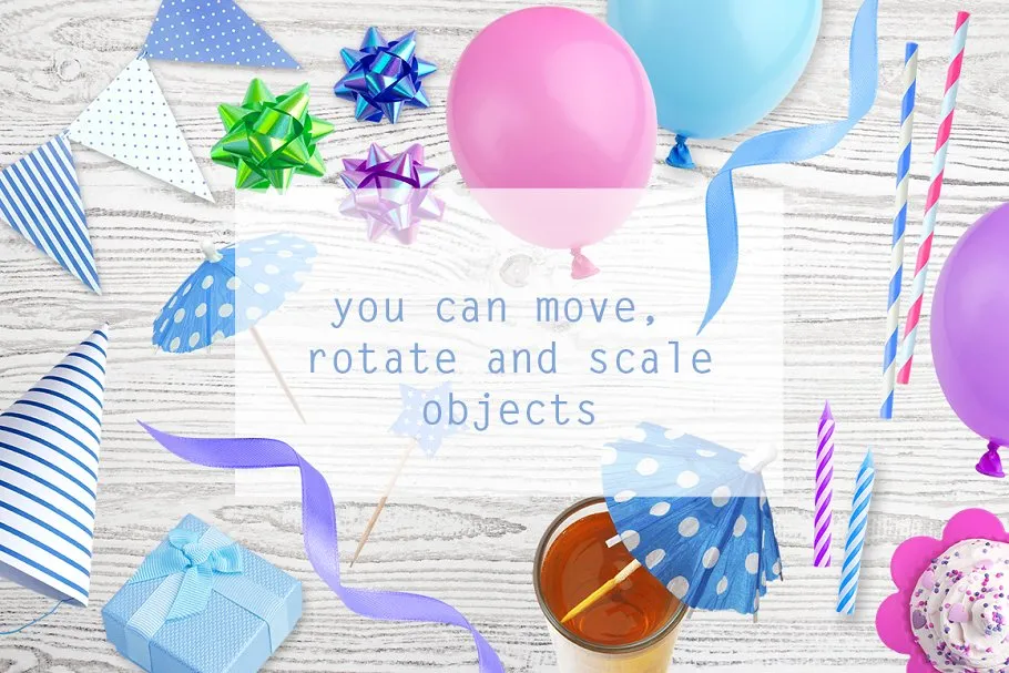 聚会Party场景样机模板 Party scene creator.插图(1)