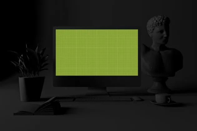 酷黑办公场所MacBook Pro设备样机 Dark Mac Pro插图(9)