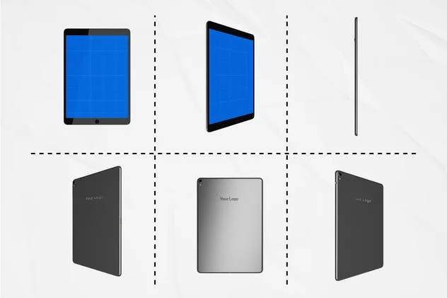 手机APP应用&移动网站iPad Pro样机套件 iPad Pro kit插图(2)