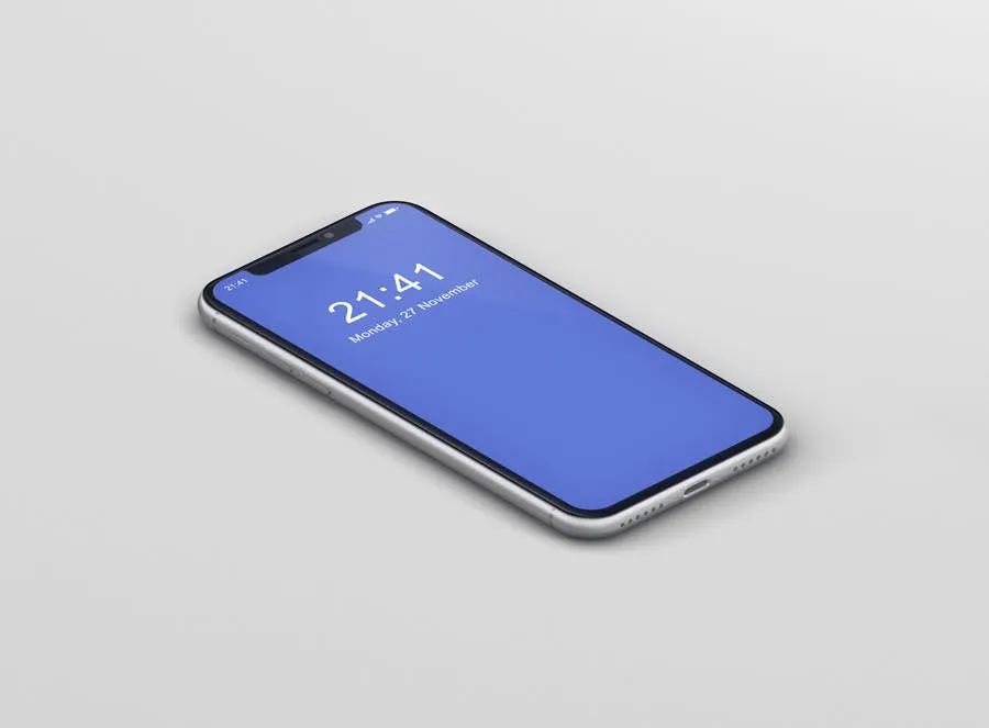 逼真材质iPhone X高端手机屏幕预览素材库精选样机PSD模板 iPhone X Mockup插图(10)