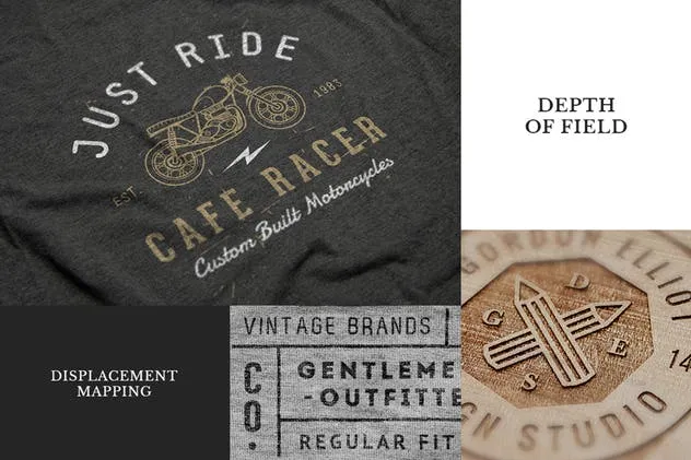 10款品牌Logo/店招/徽章设计效果展示图素材库精选模板v1 10 Logo/Badge Mock-Ups Vol.1插图(3)