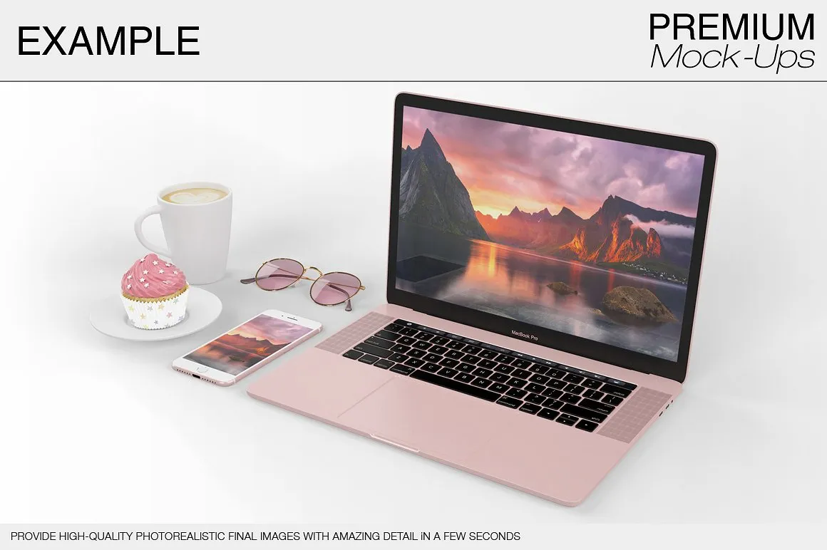 苹果MacBook Pro笔记本电脑样机展示模型mockups插图(12)