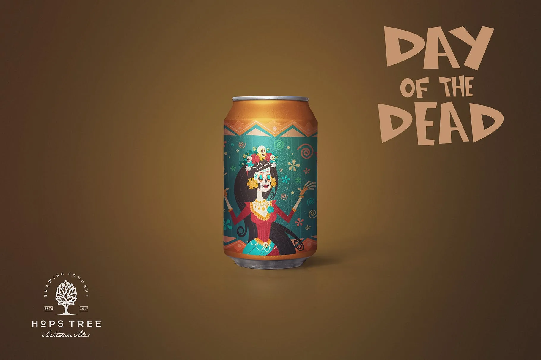 啤酒易拉罐外观设计效果图素材库精选 Clean Beer Can Mockup插图(1)