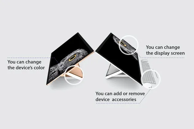 微软一体机电脑样机模板 Surface Studio Mockup V.2插图(7)