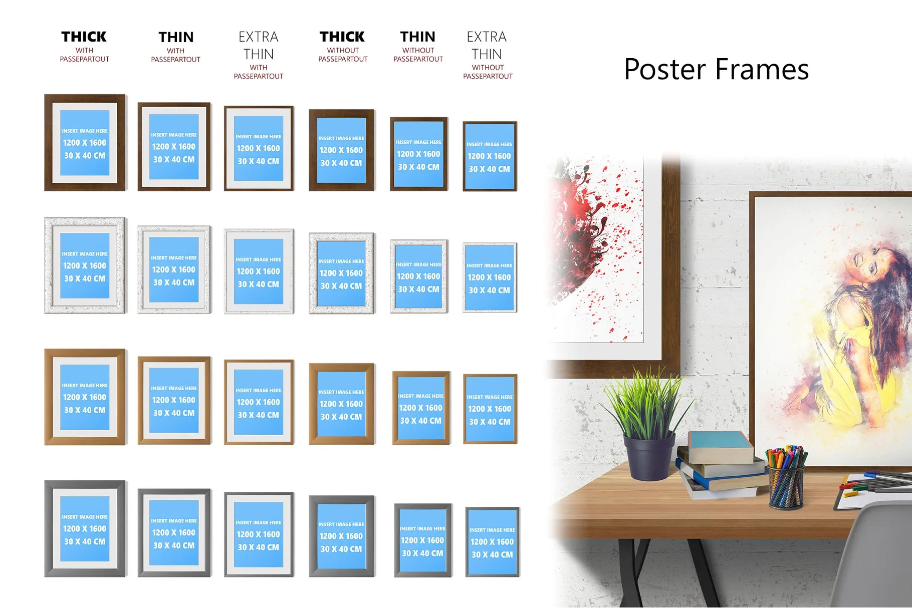 5K高清场景生成模板 SCENE CREATOR 5K Mockup(场景模板、海报、独立元素&背景)插图(13)