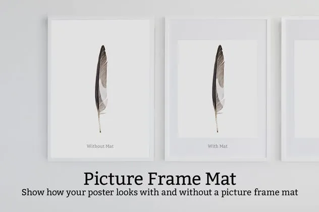 15张家居装饰相框画框样机套装 15 Poster Set Mockups插图(3)