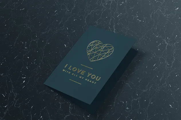 邀请函与贺卡样机模板v2 Invitation & Greeting Card MockUp vol.2插图(5)