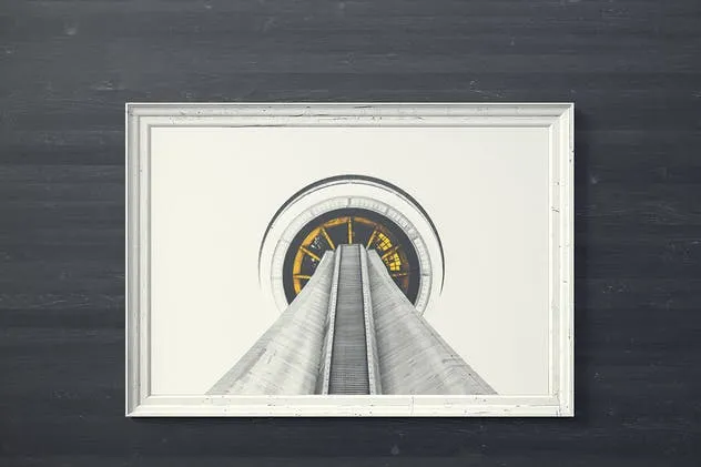 墙壁橱窗涂料艺术品样机套装V1 Frame Artwork Mockup Set 1插图(4)