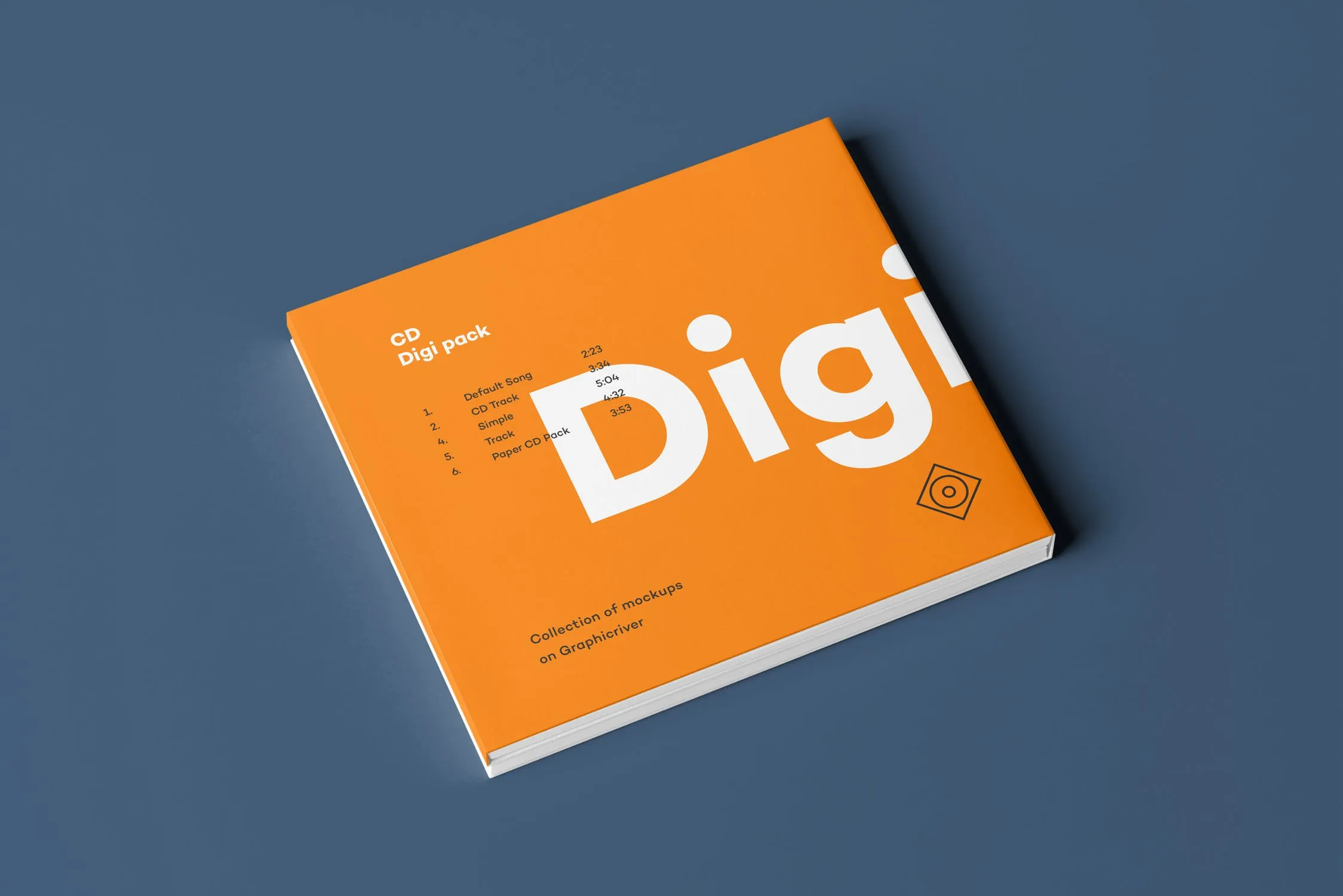 CD光碟封面&包装盒设计图素材库精选模板v8 CD Digi Pack Mock-up 8插图(11)