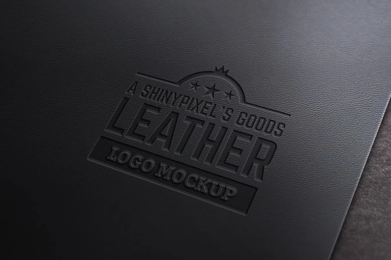 Logo品牌商标真皮印章效果样机v2 Leather Stamp Mockup Vol.2