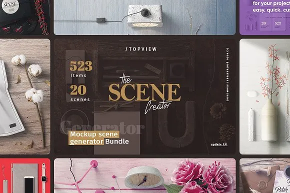 像素设计下午茶：超级办公室物品品牌设计Mockups下载[PSD,解压后26GB+]