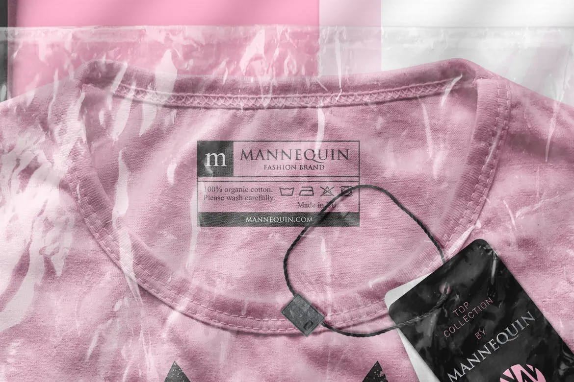 品牌T恤Logo设计效果图预览样机素材库精选 Packaged T-Shirt Scene  Mockup插图(4)