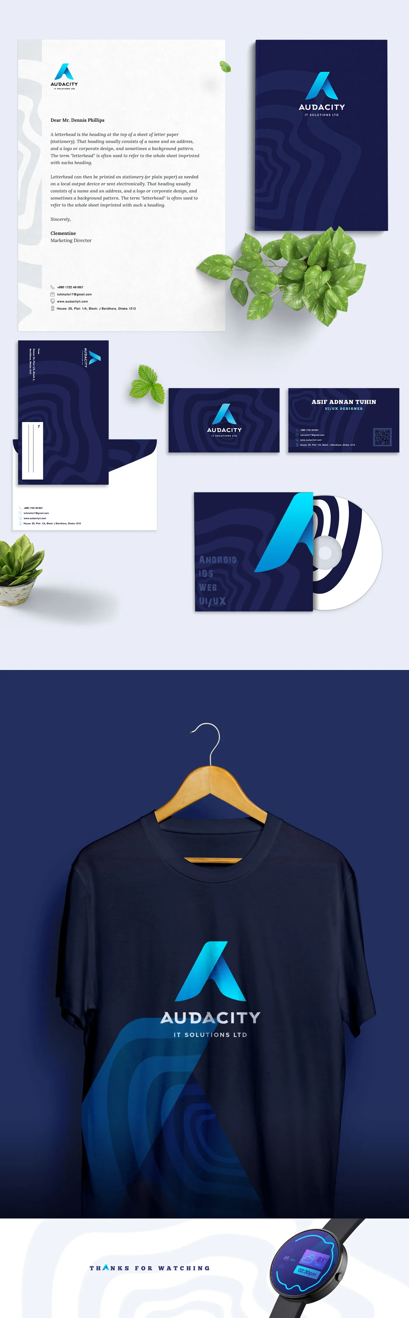 一套实用的品牌物料模板 Branding Material