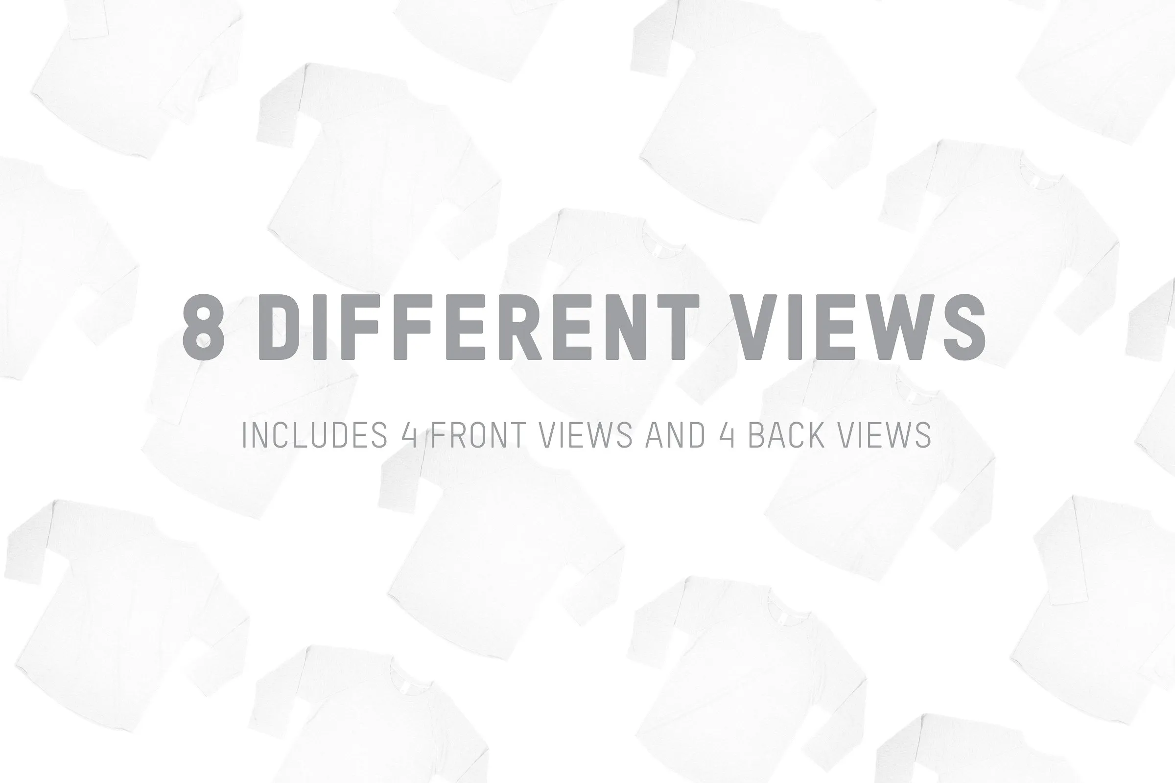 七分袖T恤服装样机 Next Level 6051 Triblend 3/4 Raglan插图(5)