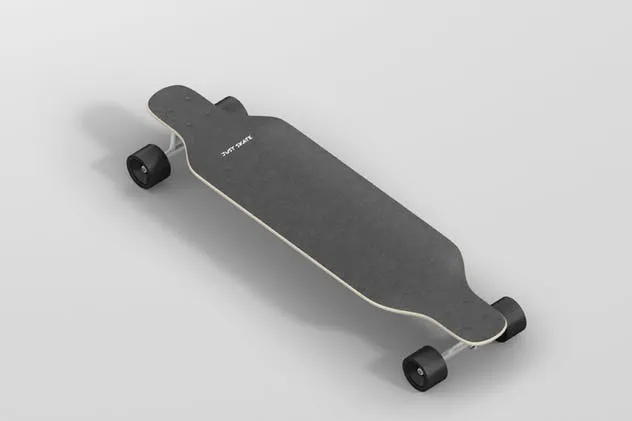 双翘长滑板图案设计样机 Freeride Longboard Mockup插图(9)