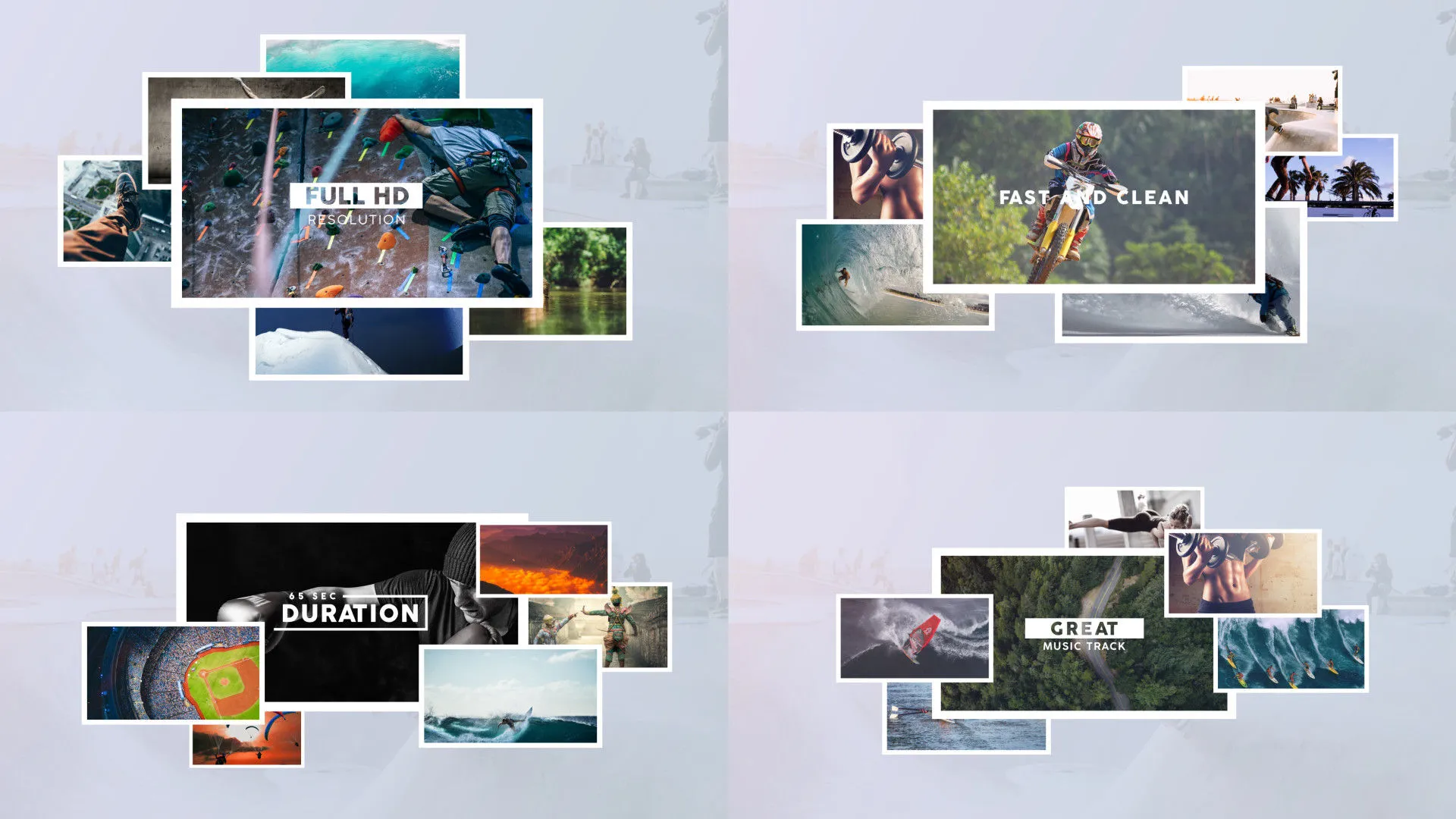 时尚设计照片平滑过渡像素设计精选AE模板