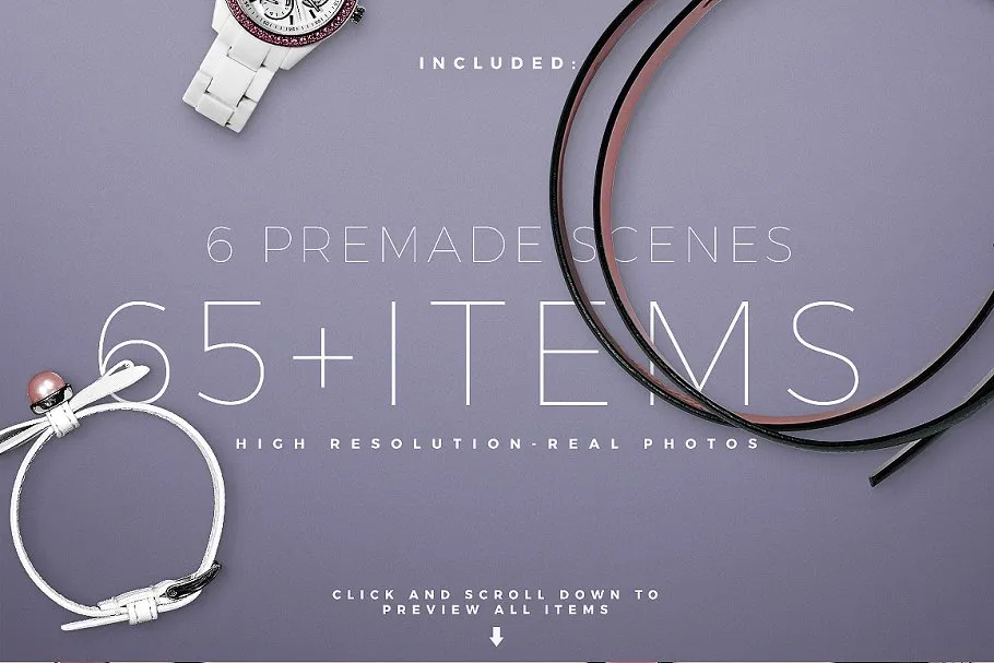 时尚女性巨无霸&场景样机 Fancy Scene Creator插图(4)