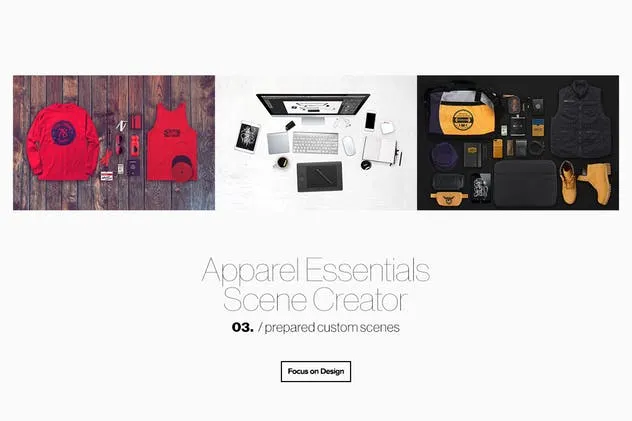 服装生活必需品品牌VI场景样机 Apparel Lifestyle Essentials Mockup Creator插图(9)